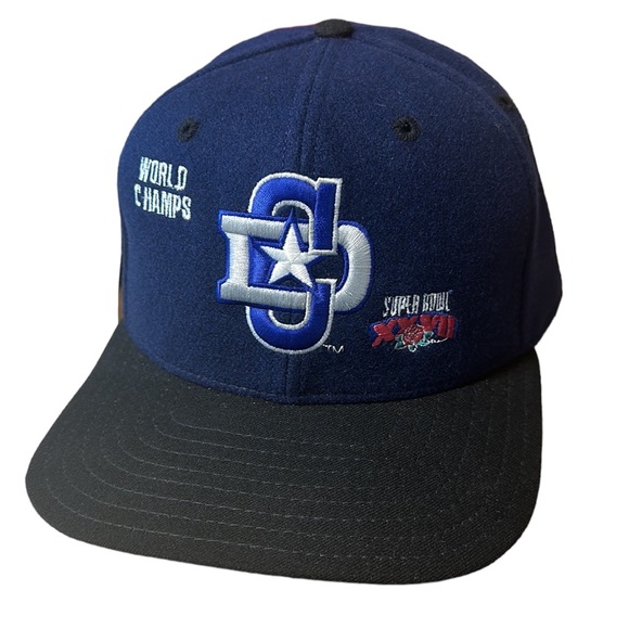 Vintage Dallas Cowboys Super Bowl XXVII World Champs New Era 59/50 Snapback Hat - Picture 5 of 13